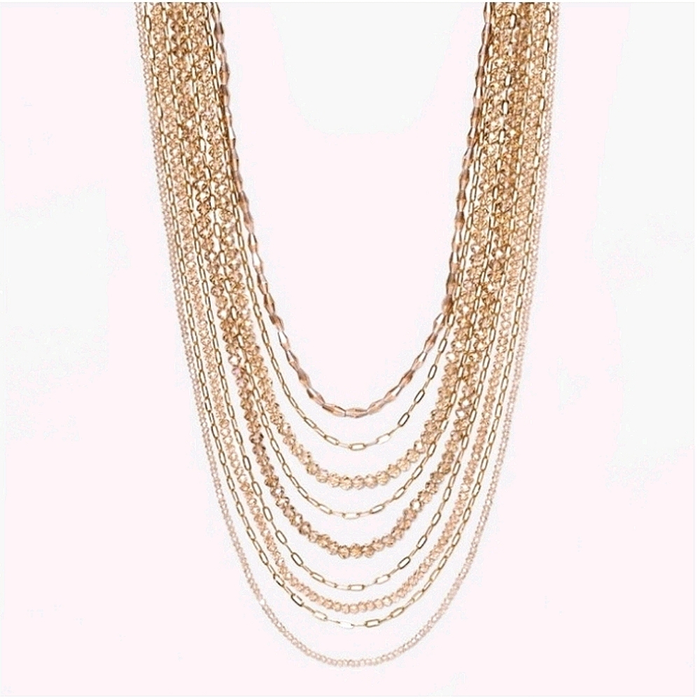 Nwt A New Day Chain, Beaded Multi-Strand Necklace - Picture 15 of 16
